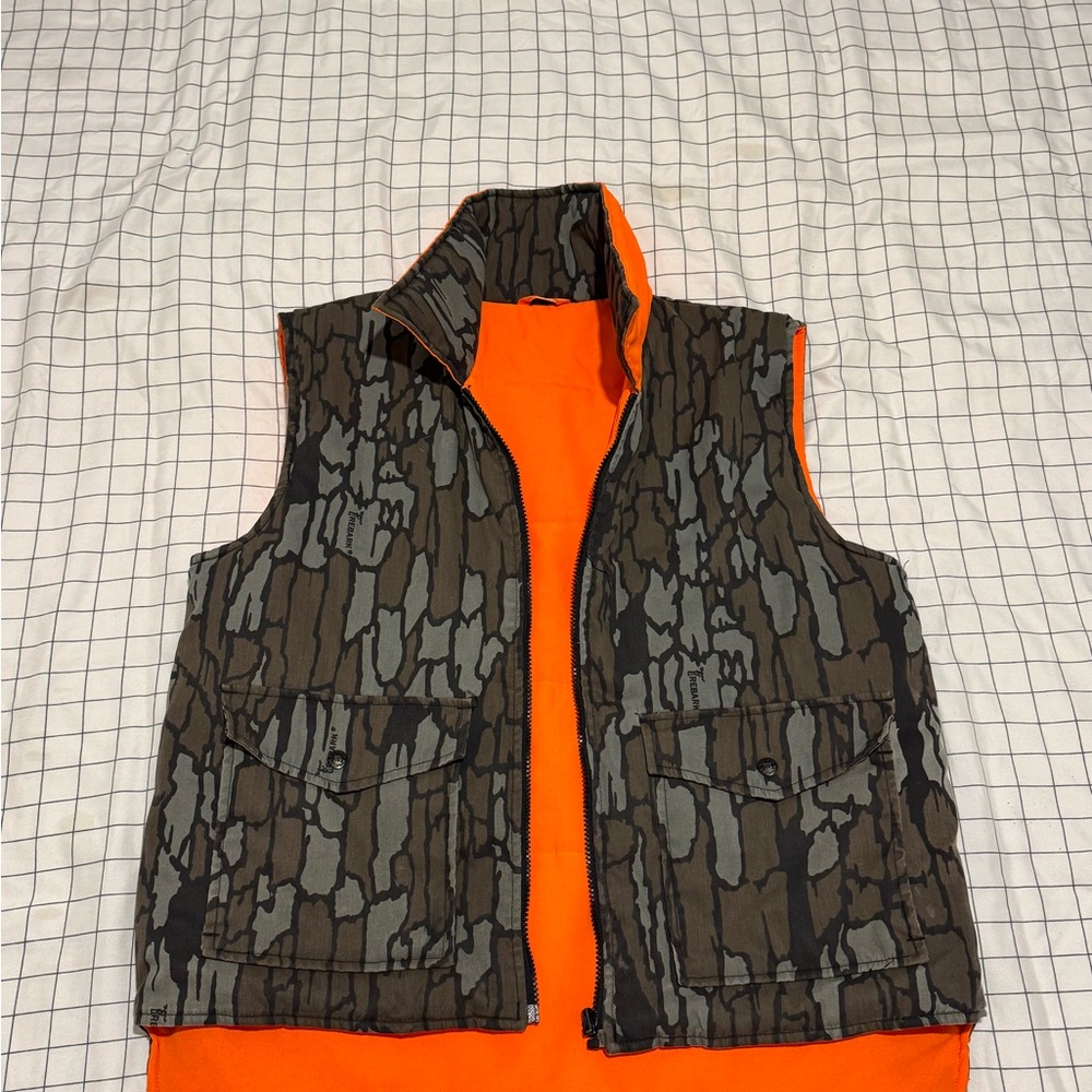 Reversible Camouflage and Orange Vest